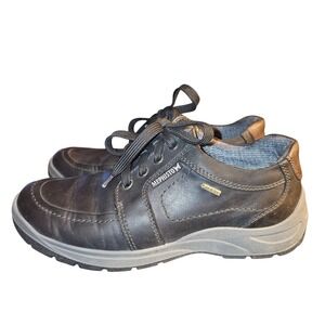 Mephisto Lace Up Black Leather Gore-Tex Waterproof Shoes EUR 41 US 7.5 Comfort